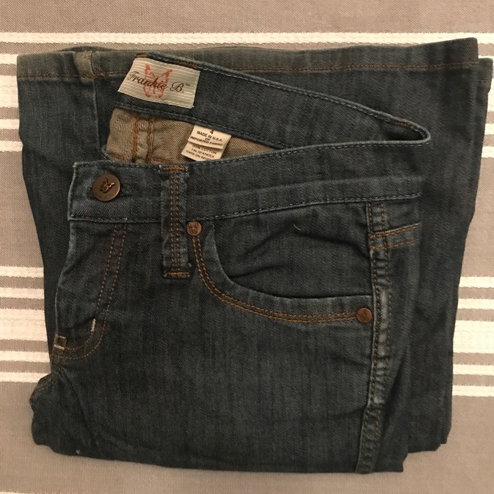Wide leg jeans